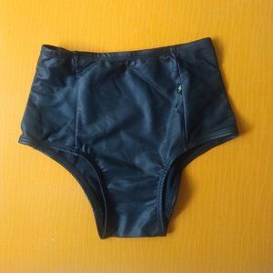 Cleo The Hurricane Pole Fitness Bottoms Faux Vinyl look Sz XS